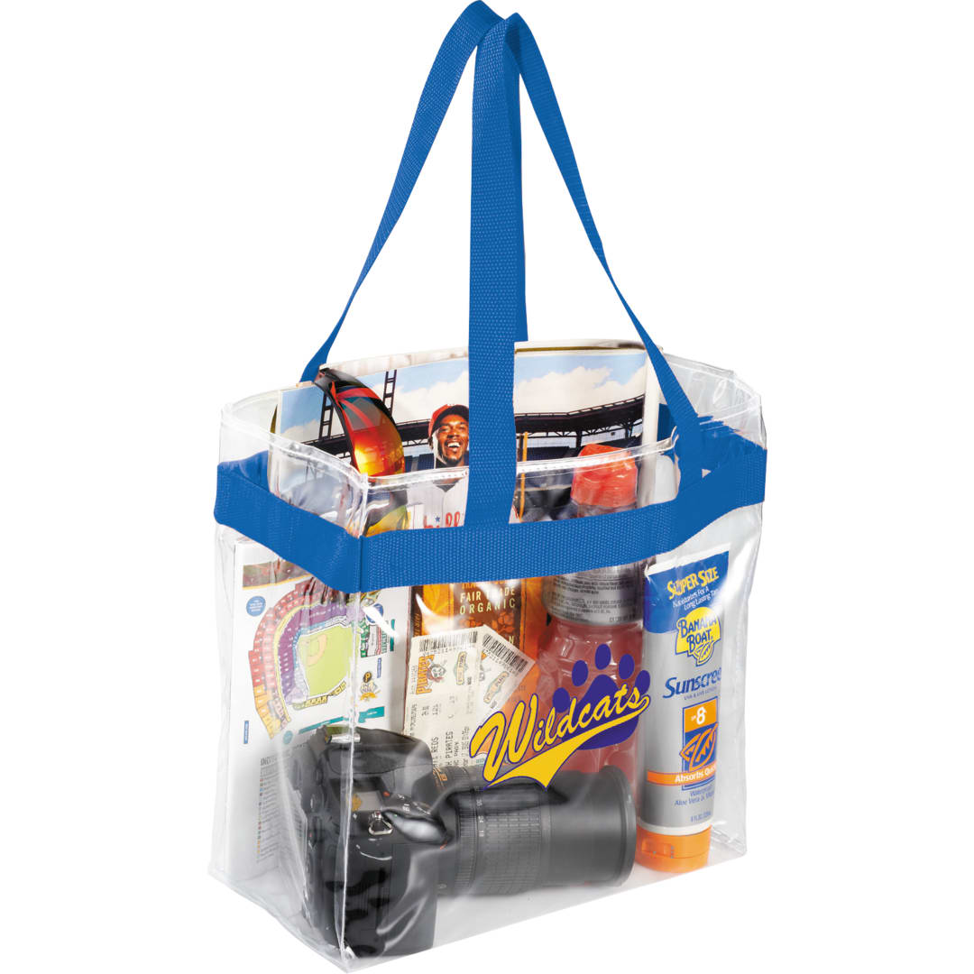 Game Day Clear Stadium Tote - 2301-36 Blue