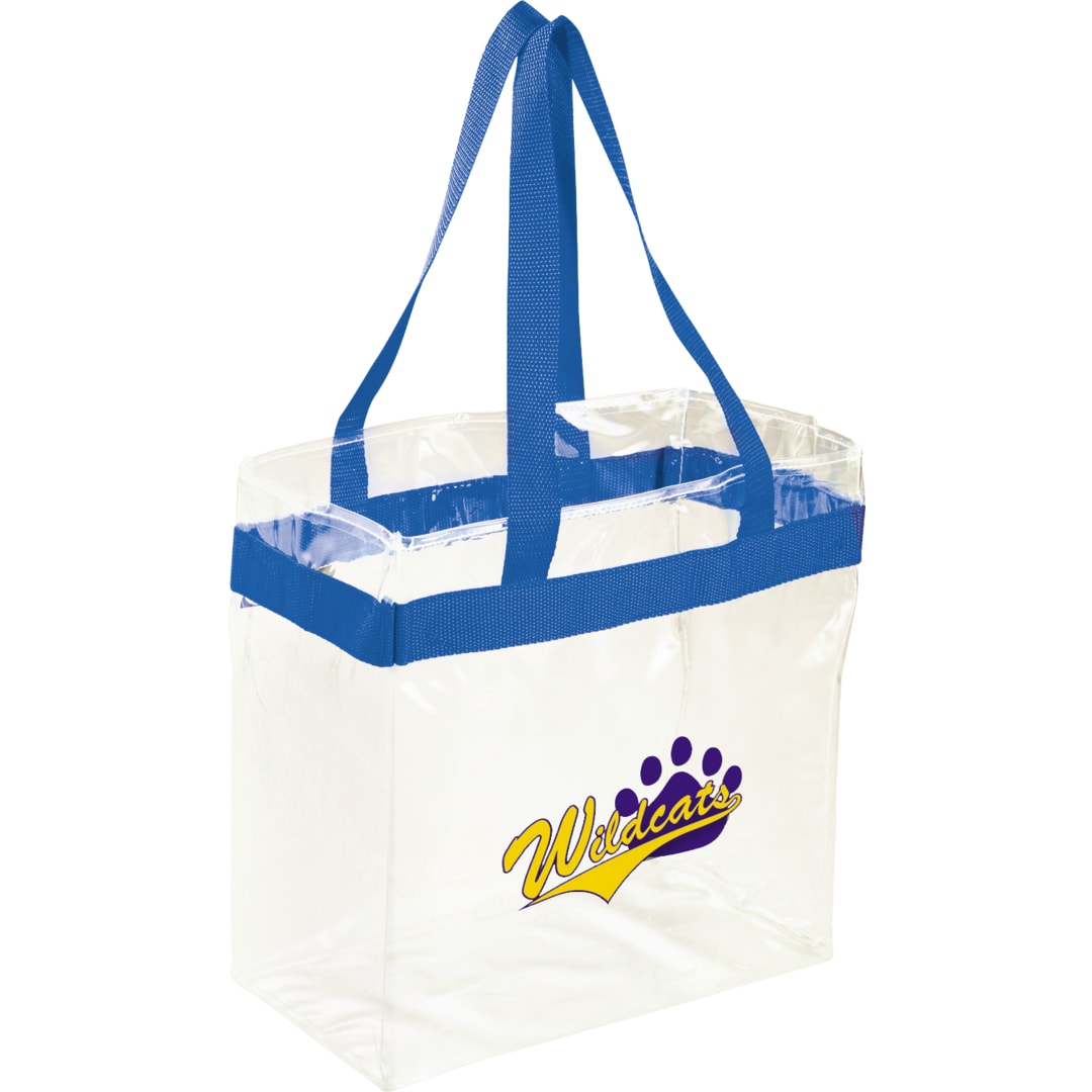 Game Day Clear Stadium Tote - 2301-36 Blue