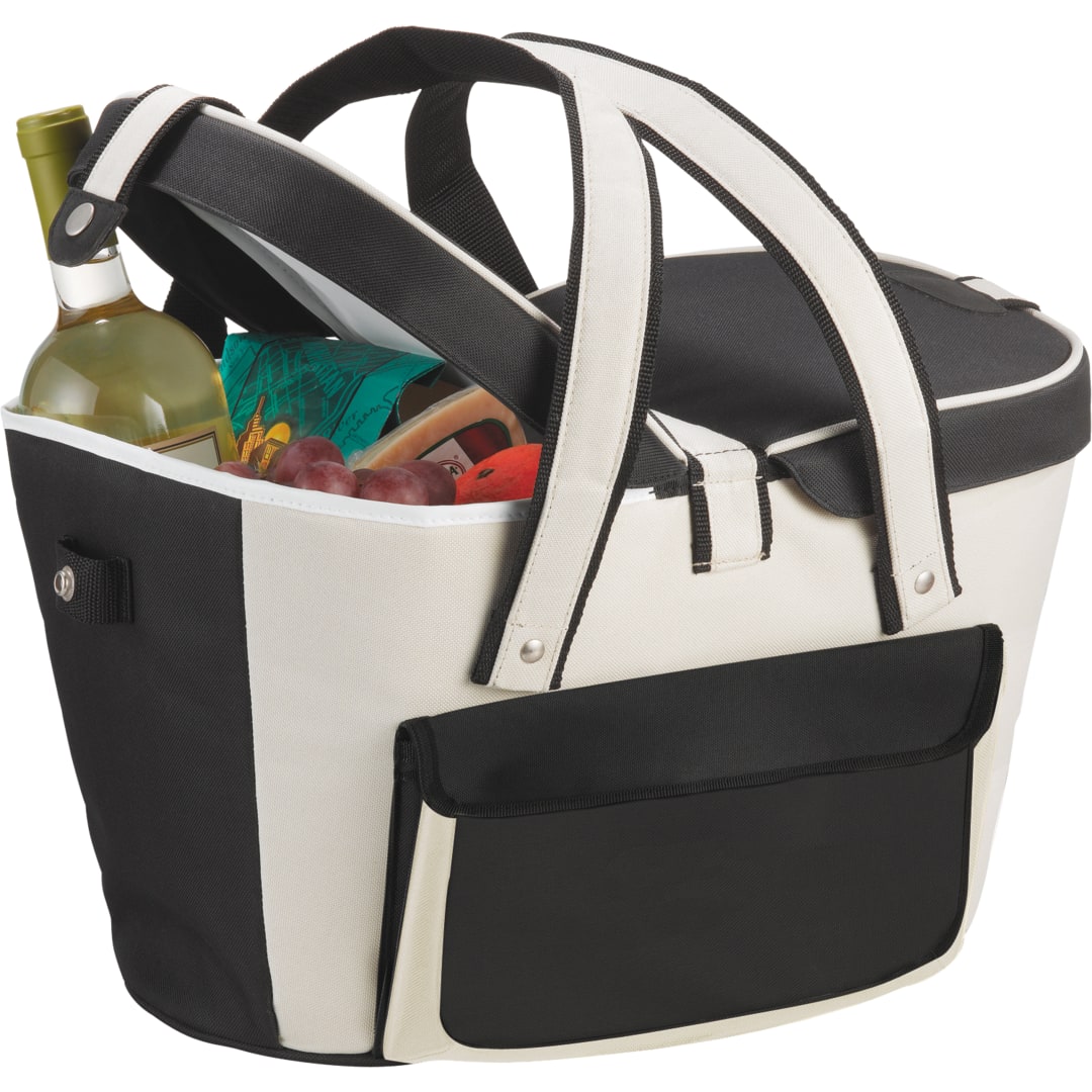 Picnic Basket 24 Can Cooler - 2610-02 Tan