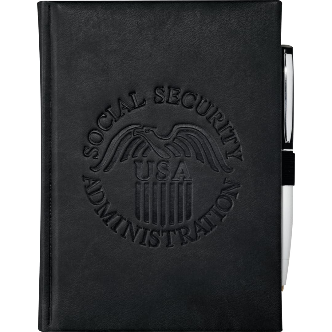 5" x 7" FSC® Mix Pedova™ Bound Journal - 2700-02 Black