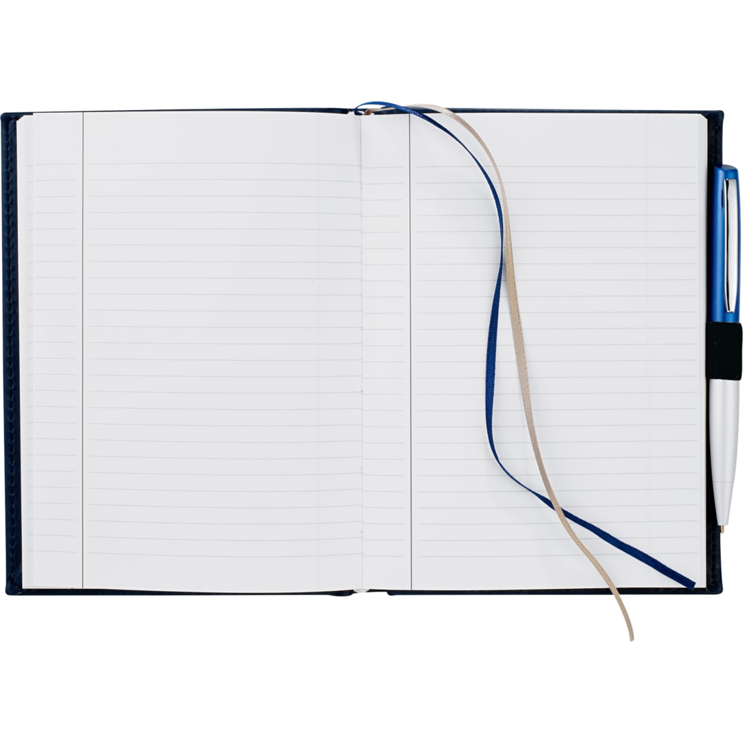 5" x 7" FSC® Mix Pedova™ Bound Journal - 2700-02 Blue