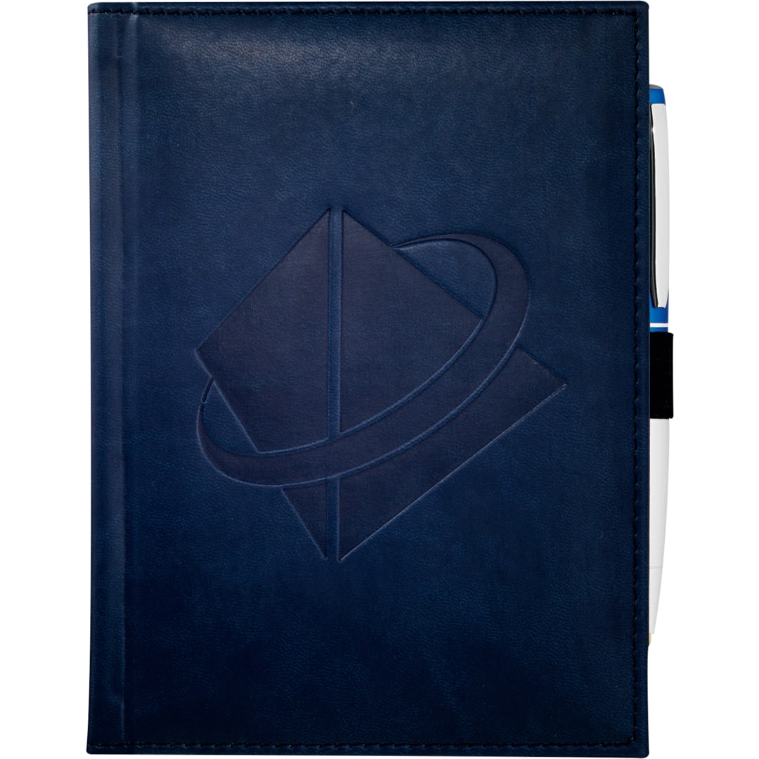5" x 7" FSC® Mix Pedova™ Bound Journal - 2700-02 Blue