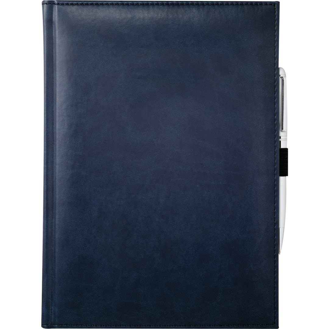 FSC® Mix 7" x 10" Pedova™ Large Bound Journal - 2700-03 Blue