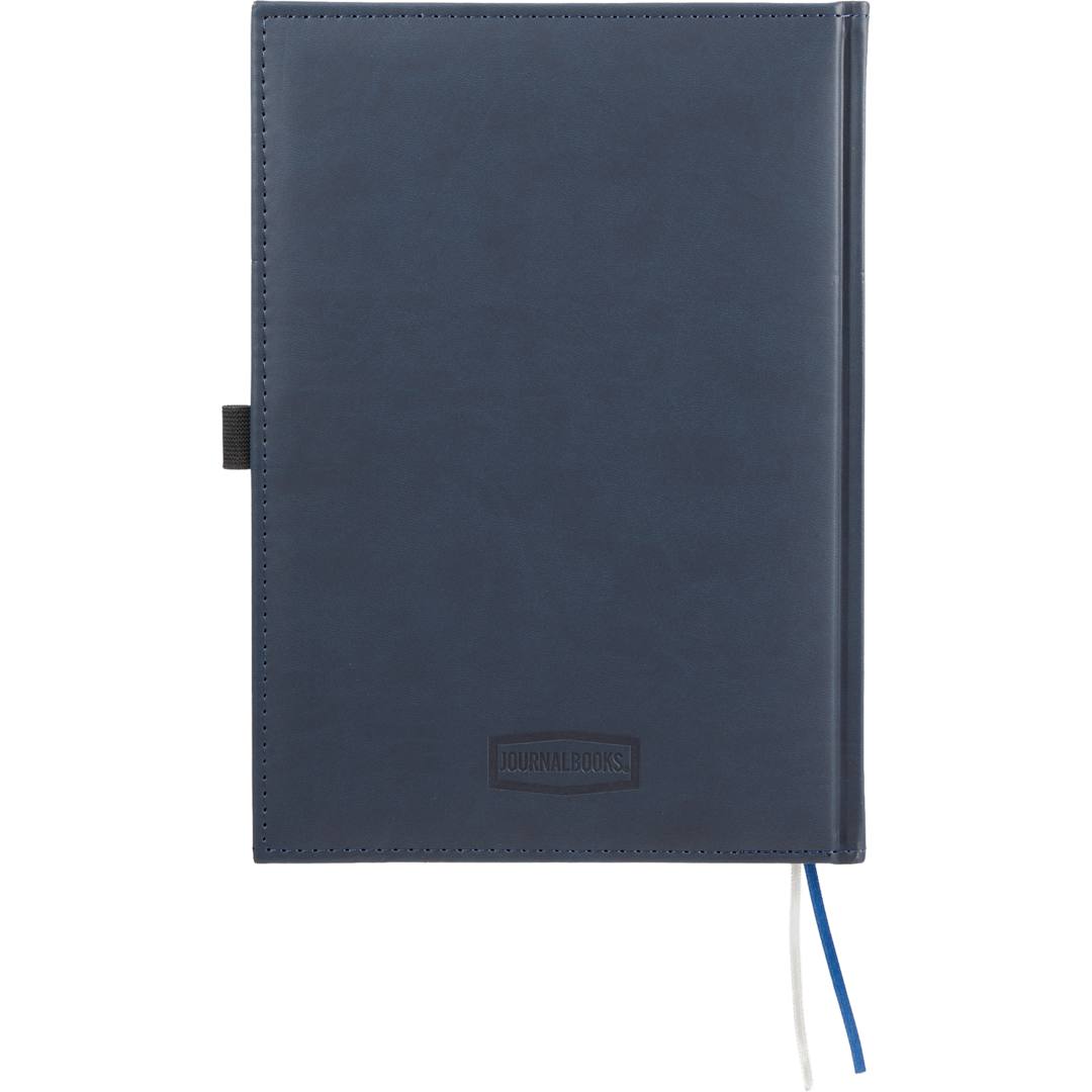 FSC® Mix 7" x 10" Pedova™ Large Bound Journal - 2700-03 Blue