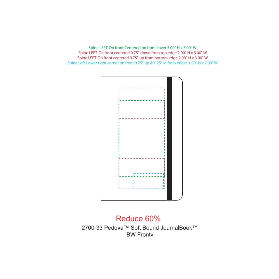 Pedova™ Soft Bound JournalBook® - 2700-33 Black