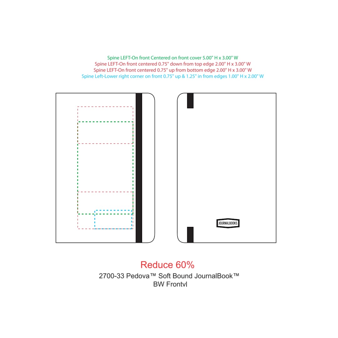 Pedova™ Soft Bound JournalBook® - 2700-33 Black