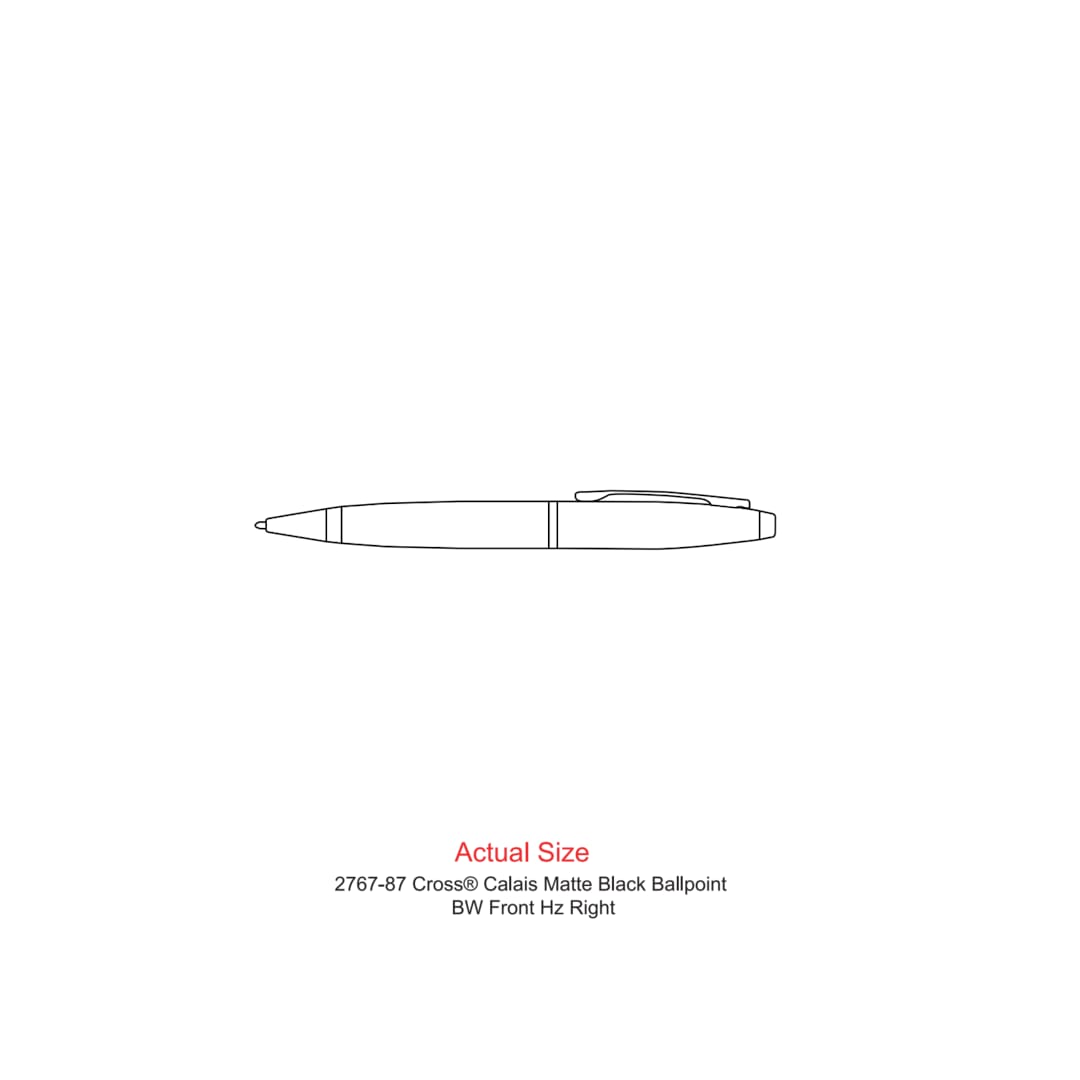 Cross Cross® Calais Matte Black Ballpoint - 2767-87 Black