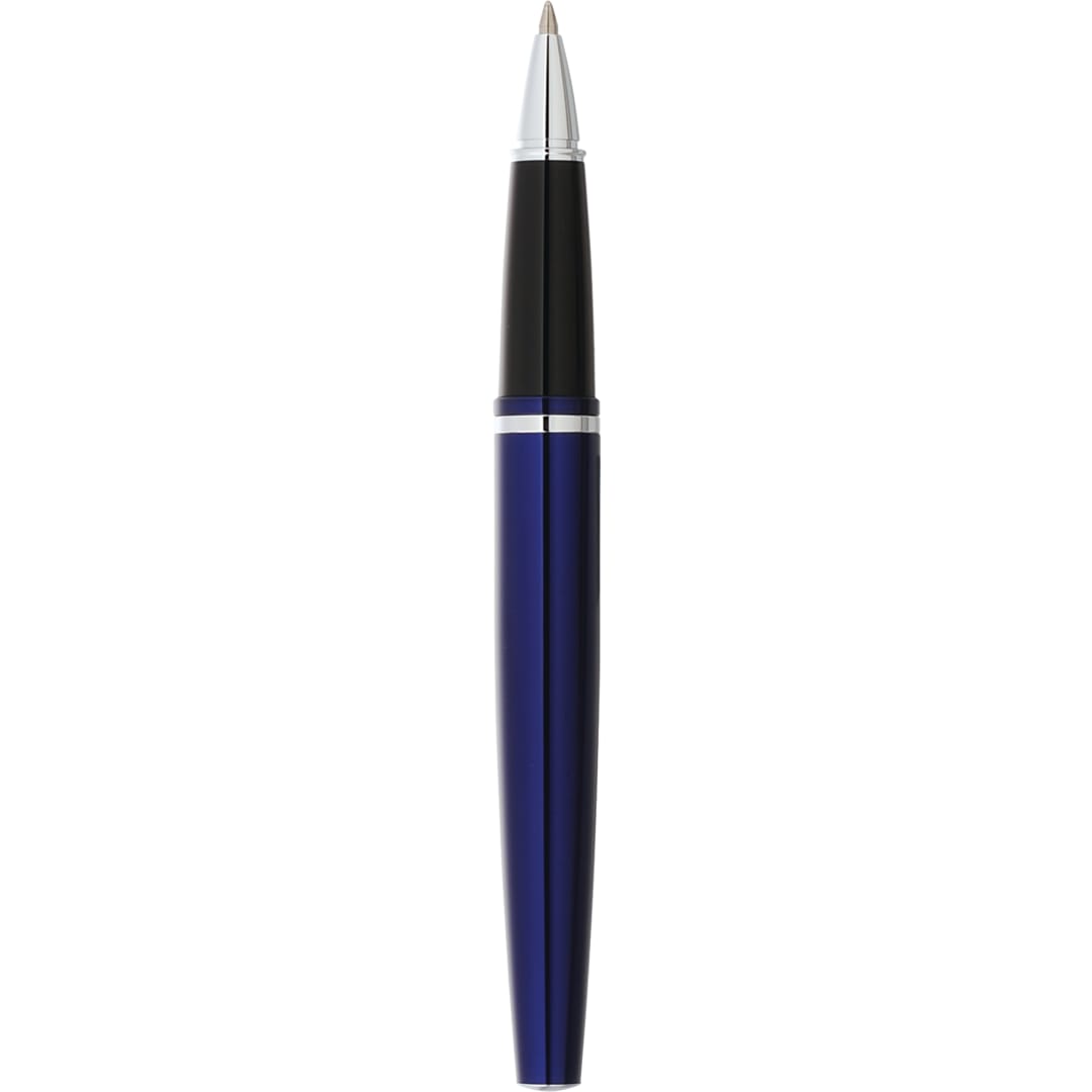 Cross® Calais Chrome Blue Roller Ball - 2767-89
