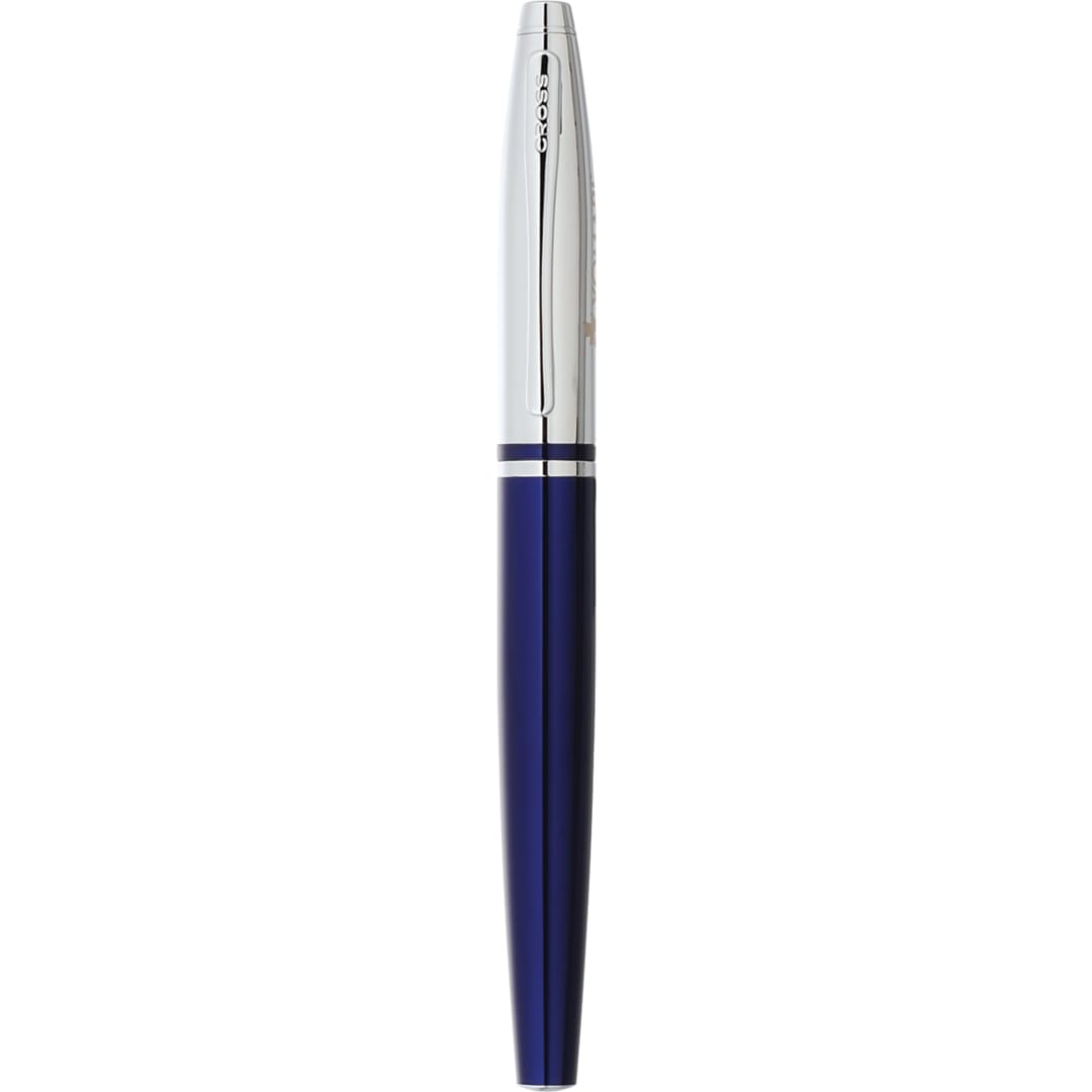 Cross Cross® Calais Chrome Blue Roller Ball - 2767-89 Blue