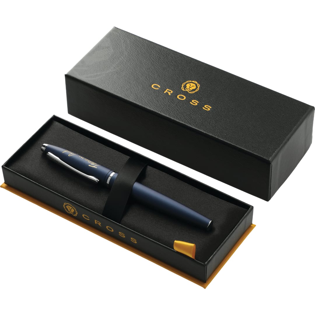 Cross Cross Calais Matte Midnight Blue Roller Ball - 2768-22 Blue
