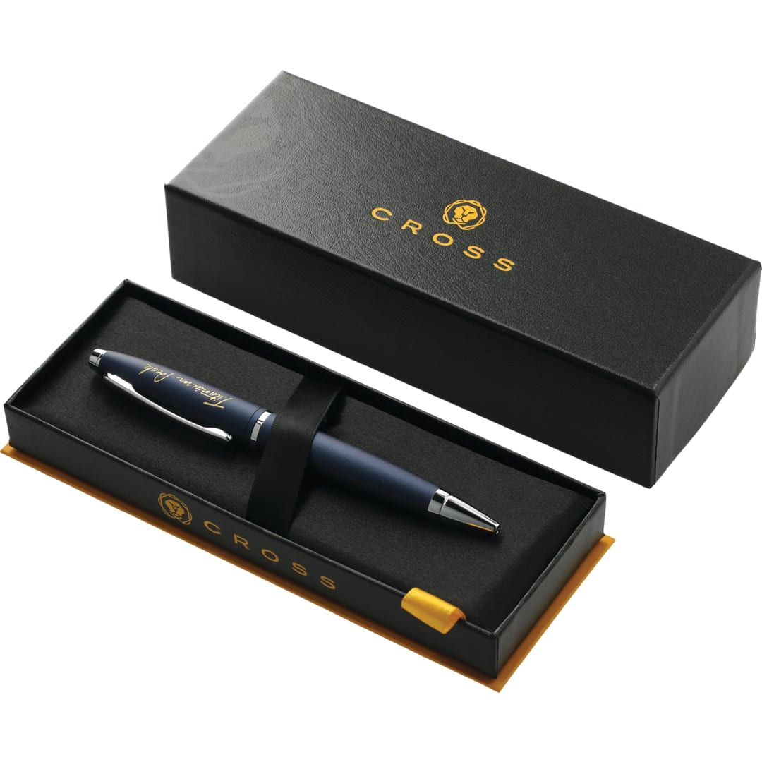 Cross Cross Calais Matte Metallic Midnight Blue Ballpoin - 2768-23 Blue
