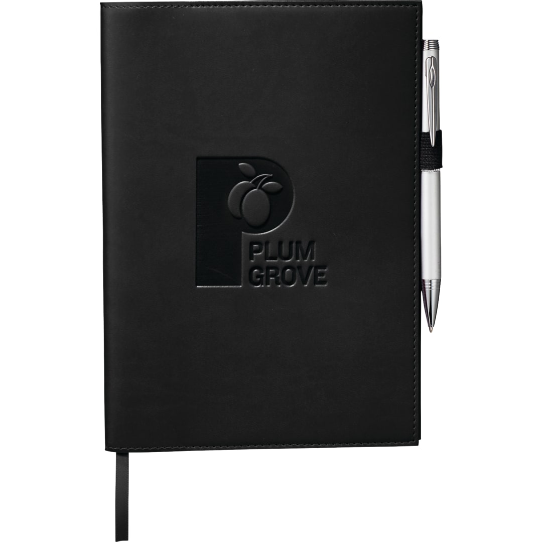 FSC&#174; Mix 6&quot; x 8.5&quot; Pedova™ Refillable Journal - 2800-03 Black