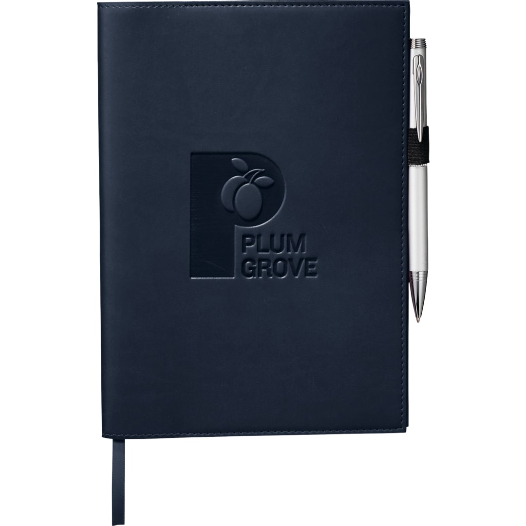 FSC&#174; Mix 6&quot; x 8.5&quot; Pedova™ Refillable Journal - 2800-03 Blue