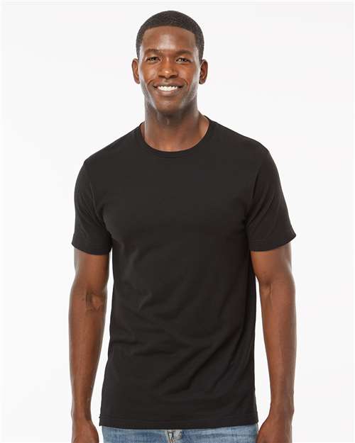 M&O Fine Jersey T-Shirt - 4502 Fine Black
