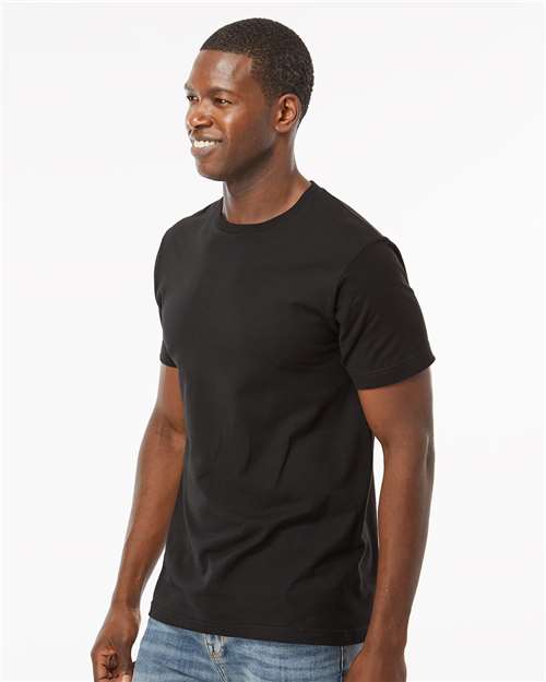 M&O Fine Jersey T-Shirt - 4502 Fine Black