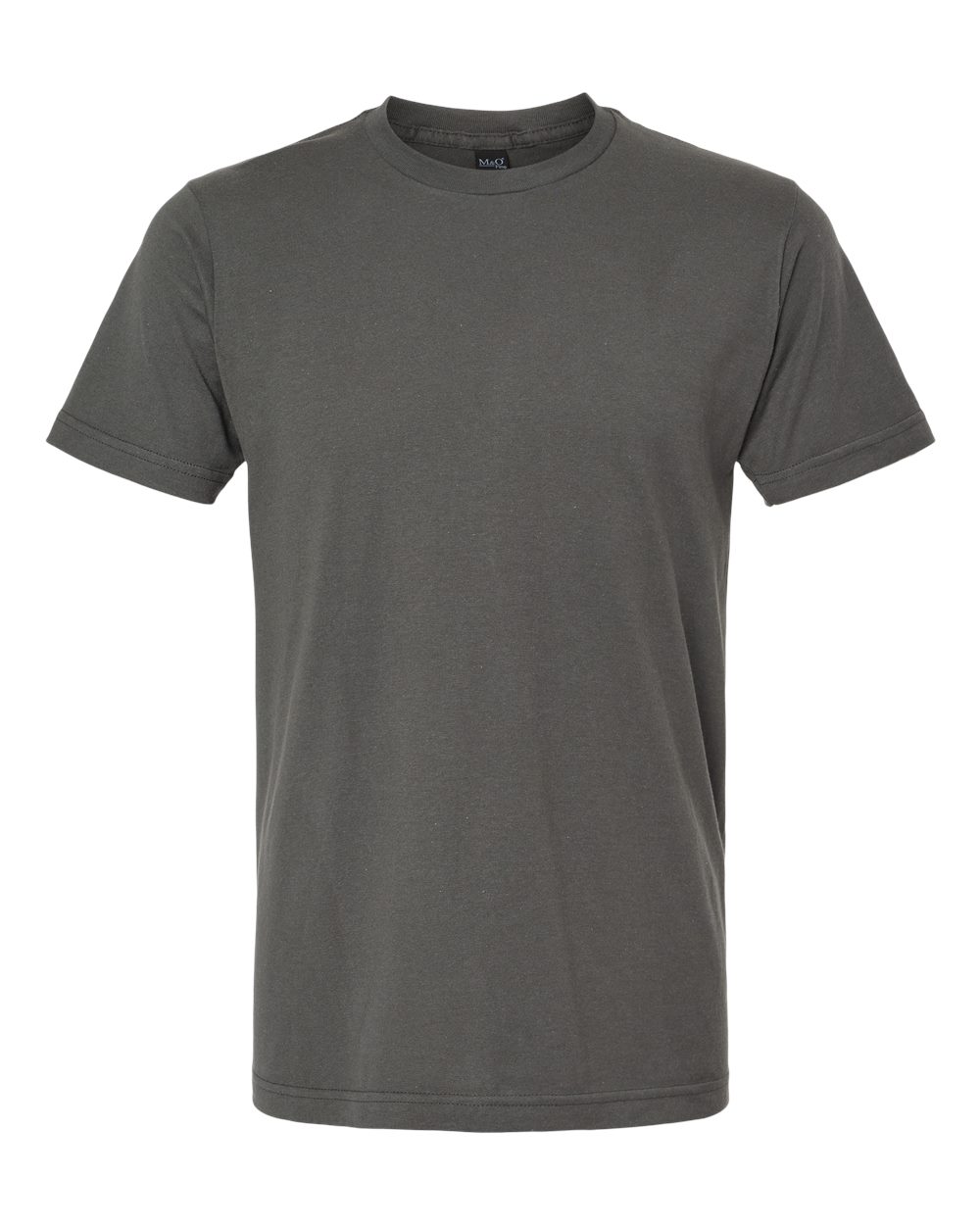 M&O Fine Jersey T-Shirt - 4502 Fine Charcoal