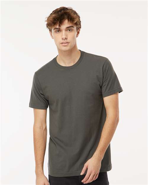 M&O Fine Jersey T-Shirt - 4502 Fine Charcoal