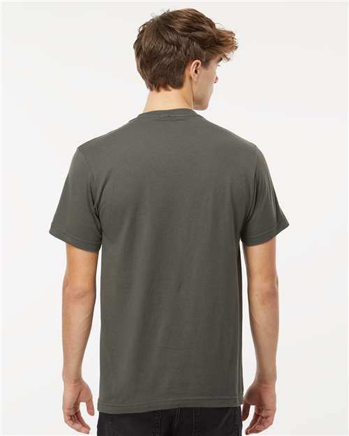 M&O Fine Jersey T-Shirt - 4502 Fine Charcoal