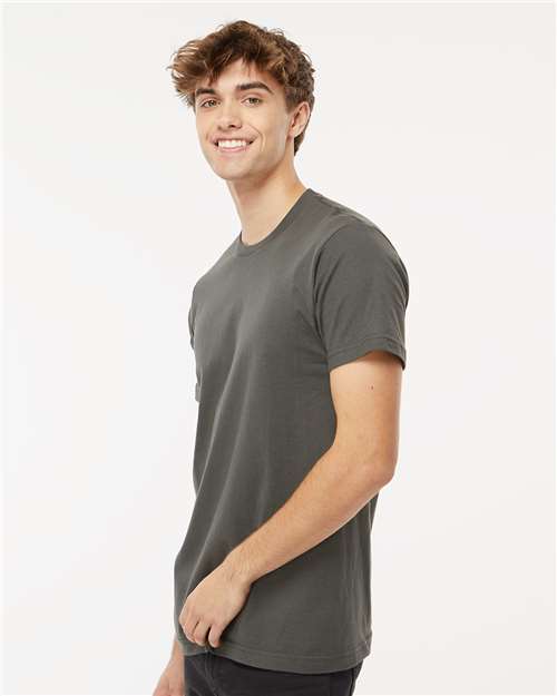 M&O Fine Jersey T-Shirt - 4502 Fine Charcoal