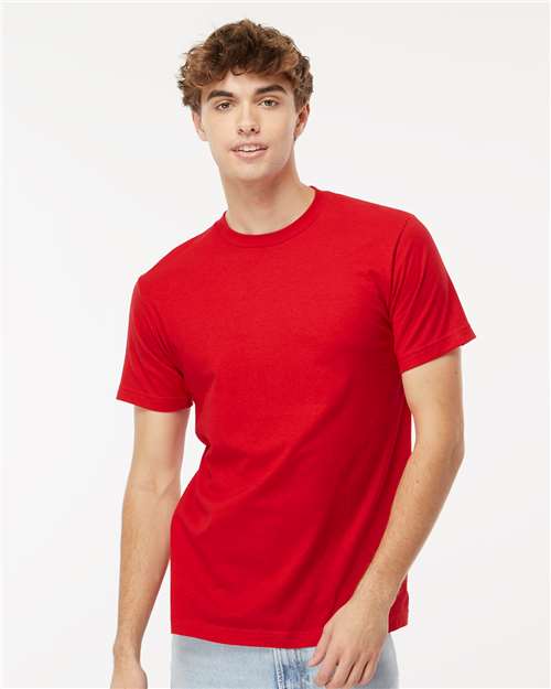 M&O Fine Jersey T-Shirt - 4502 Fine Red