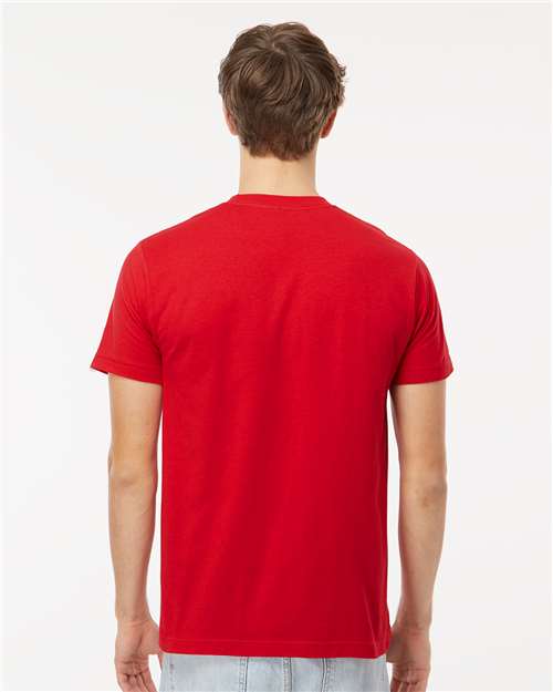 M&O Fine Jersey T-Shirt - 4502 Fine Red