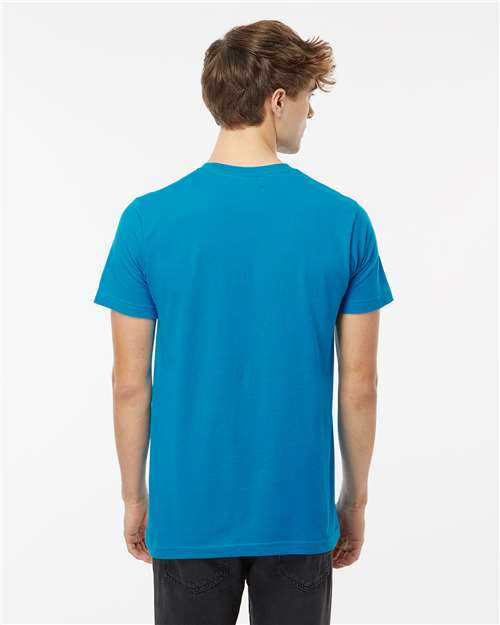 M&O Fine Jersey T-Shirt - 4502 Fine Turquoise