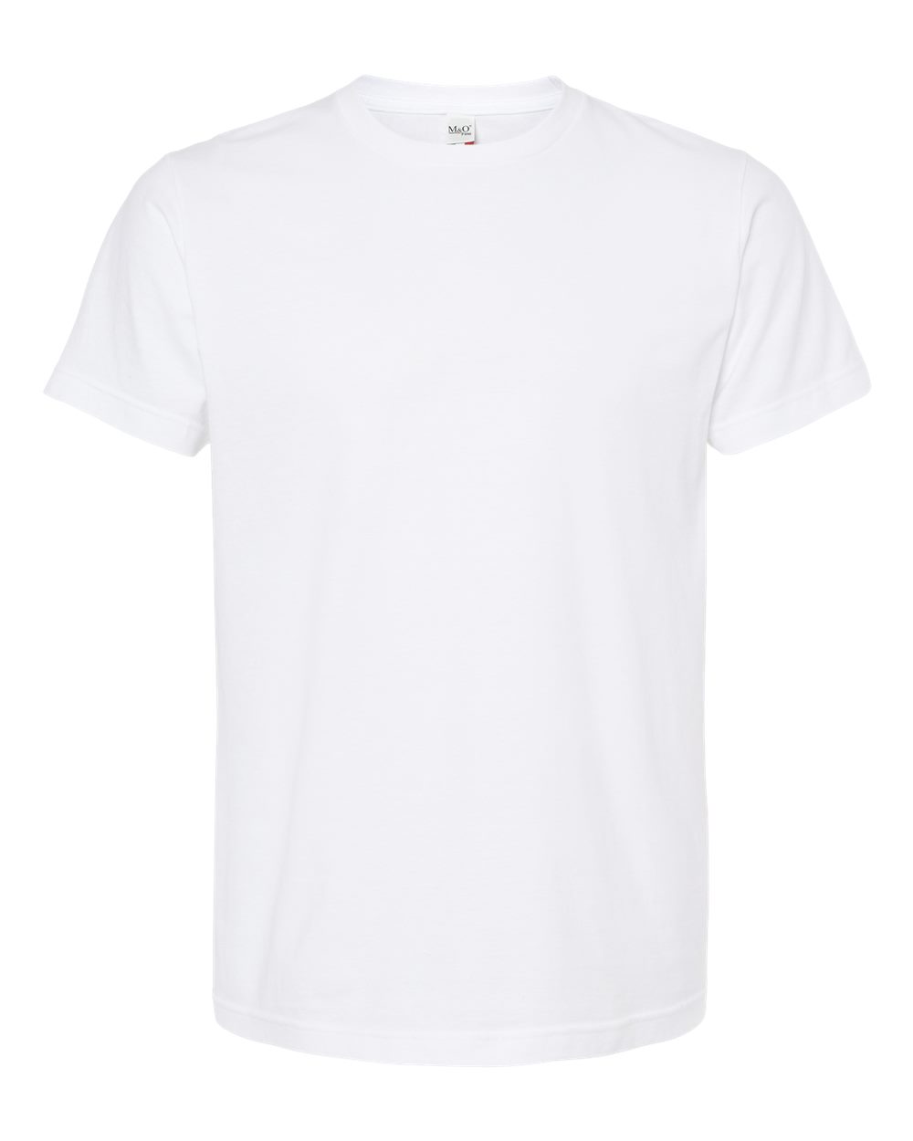 M&O Fine Jersey T-Shirt - 4502 Fine White