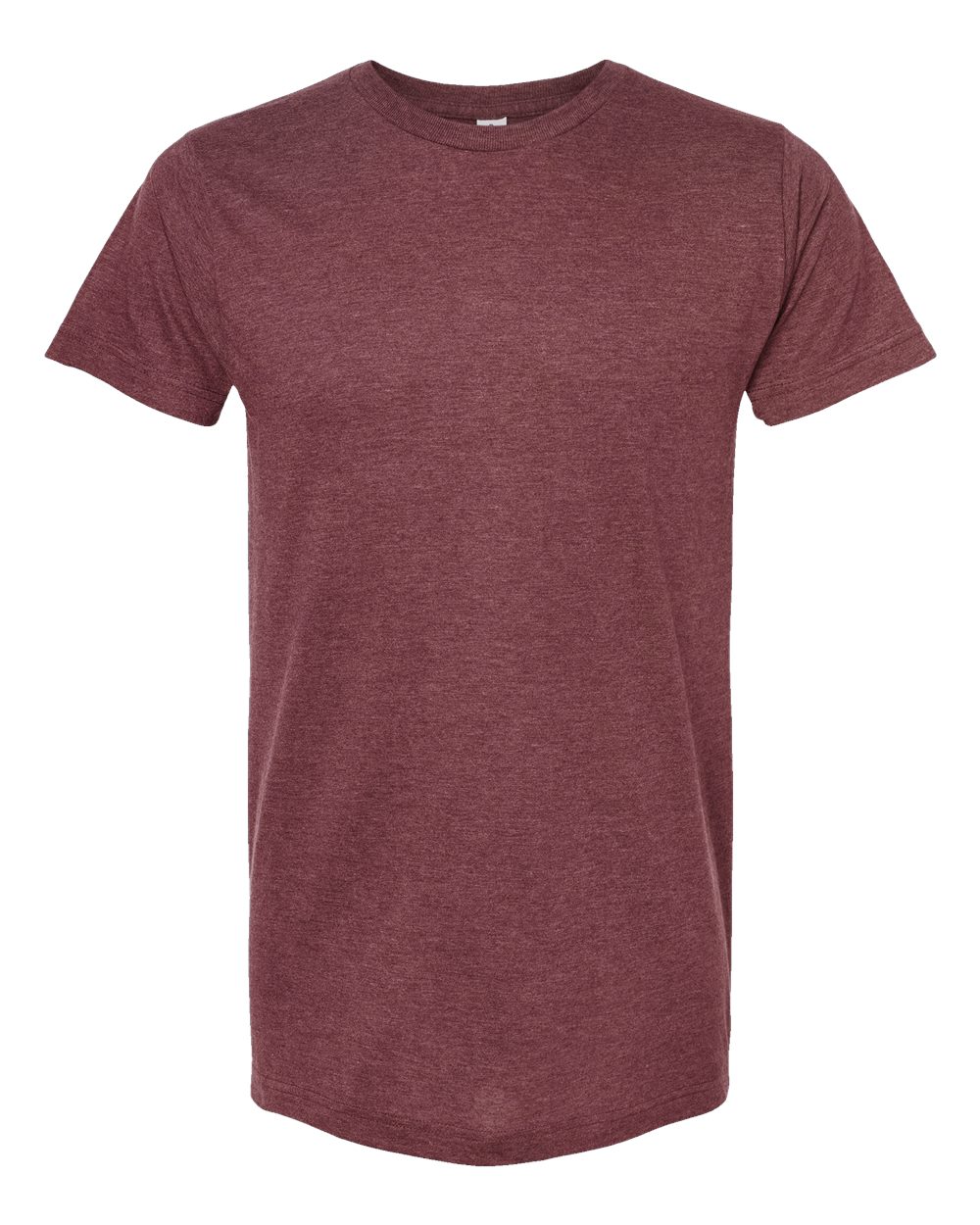 M&O Fine Jersey T-Shirt - 4502 Heather Burgundy