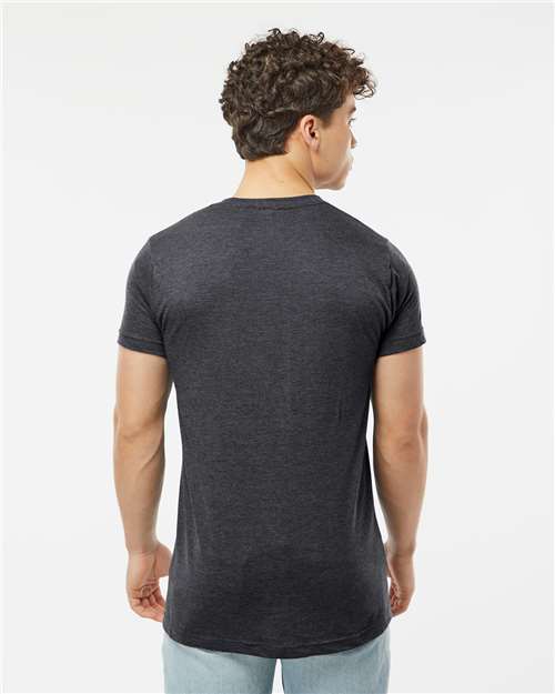 M&O Fine Jersey T-Shirt - 4502 Heather Charcoal