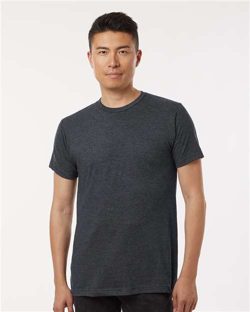 M&O Fine Jersey T-Shirt - 4502 Heather Graphite