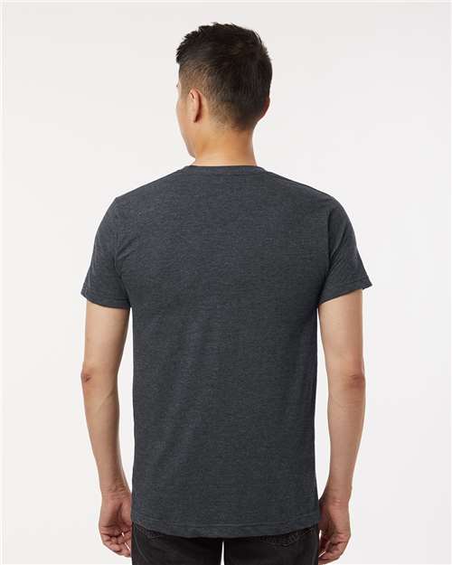 M&O Fine Jersey T-Shirt - 4502 Heather Graphite
