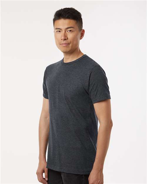 M&O Fine Jersey T-Shirt - 4502 Heather Graphite