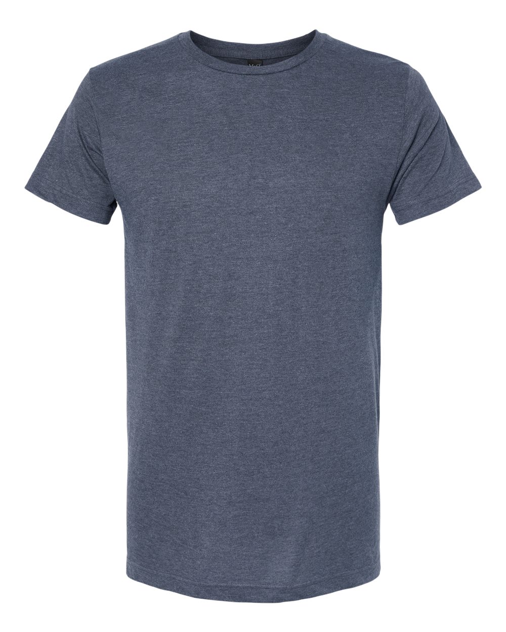 M&O Fine Jersey T-Shirt - 4502 Heather Navy
