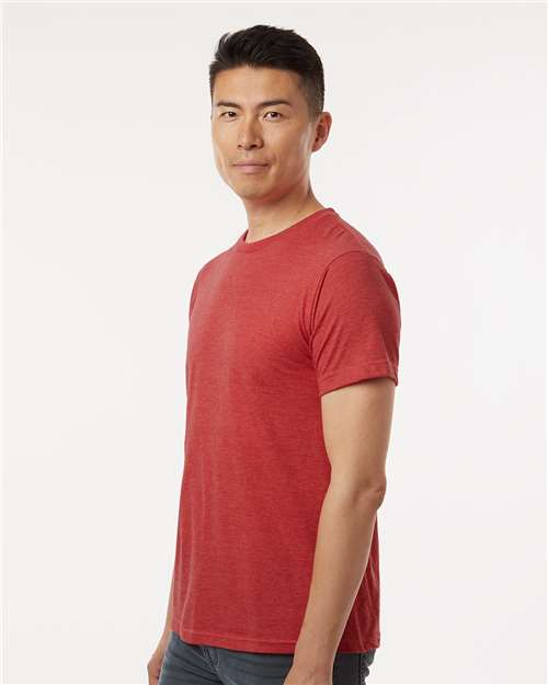 M&O Fine Jersey T-Shirt - 4502 Heather Red