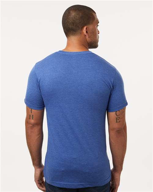 M&O Fine Jersey T-Shirt - 4502 Heather Royal