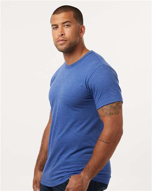 M&O Fine Jersey T-Shirt - 4502 Heather Royal