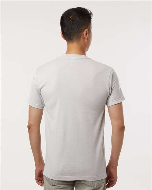 M&O Fine Jersey T-Shirt - 4502 Silver