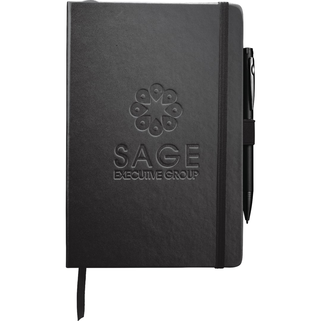 FSC® Mix 5.5" x 8.5" Nova Bound Journal - 2800-11 Black