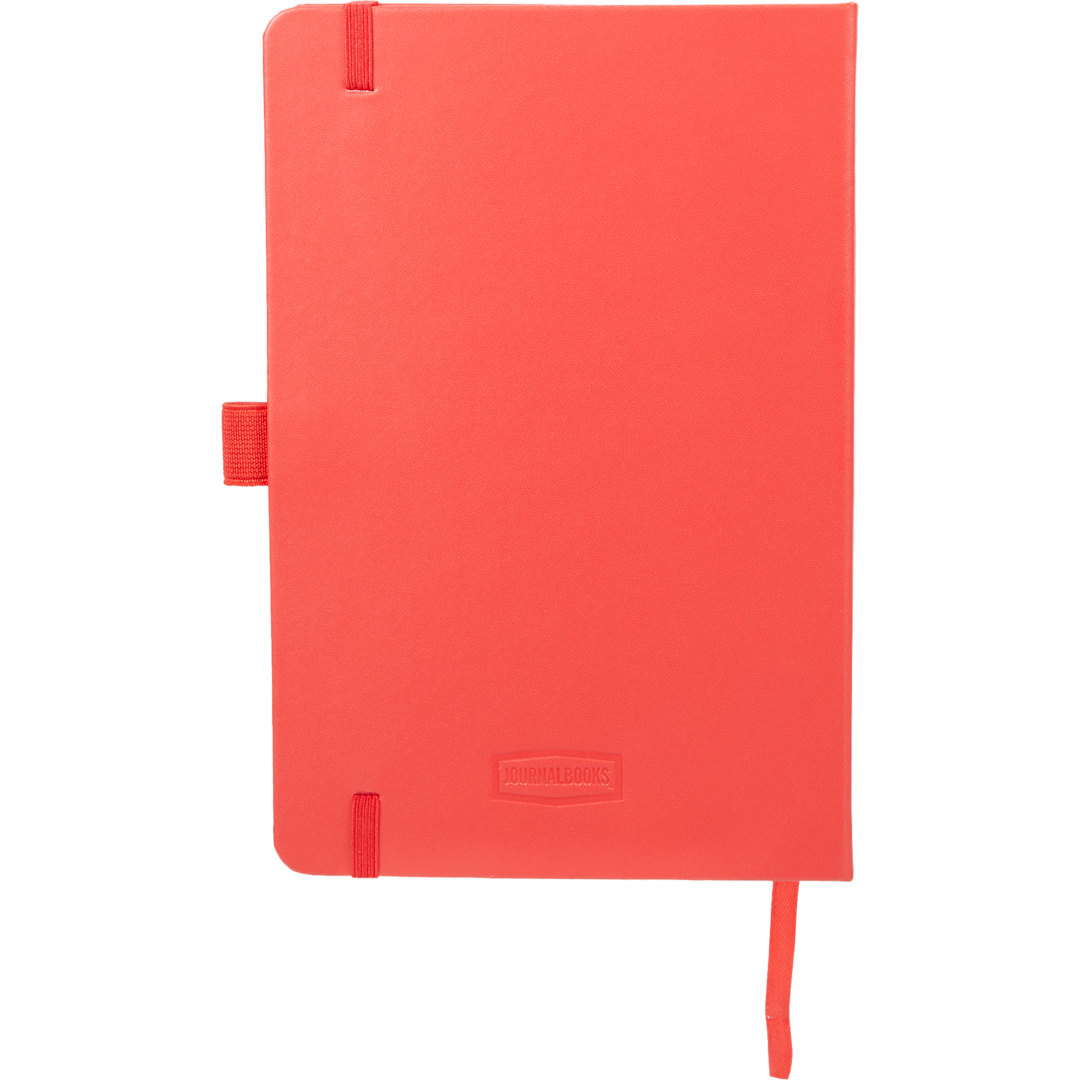 FSC® Mix 5.5" x 8.5" Nova Bound Journal - 2800-11 Red
