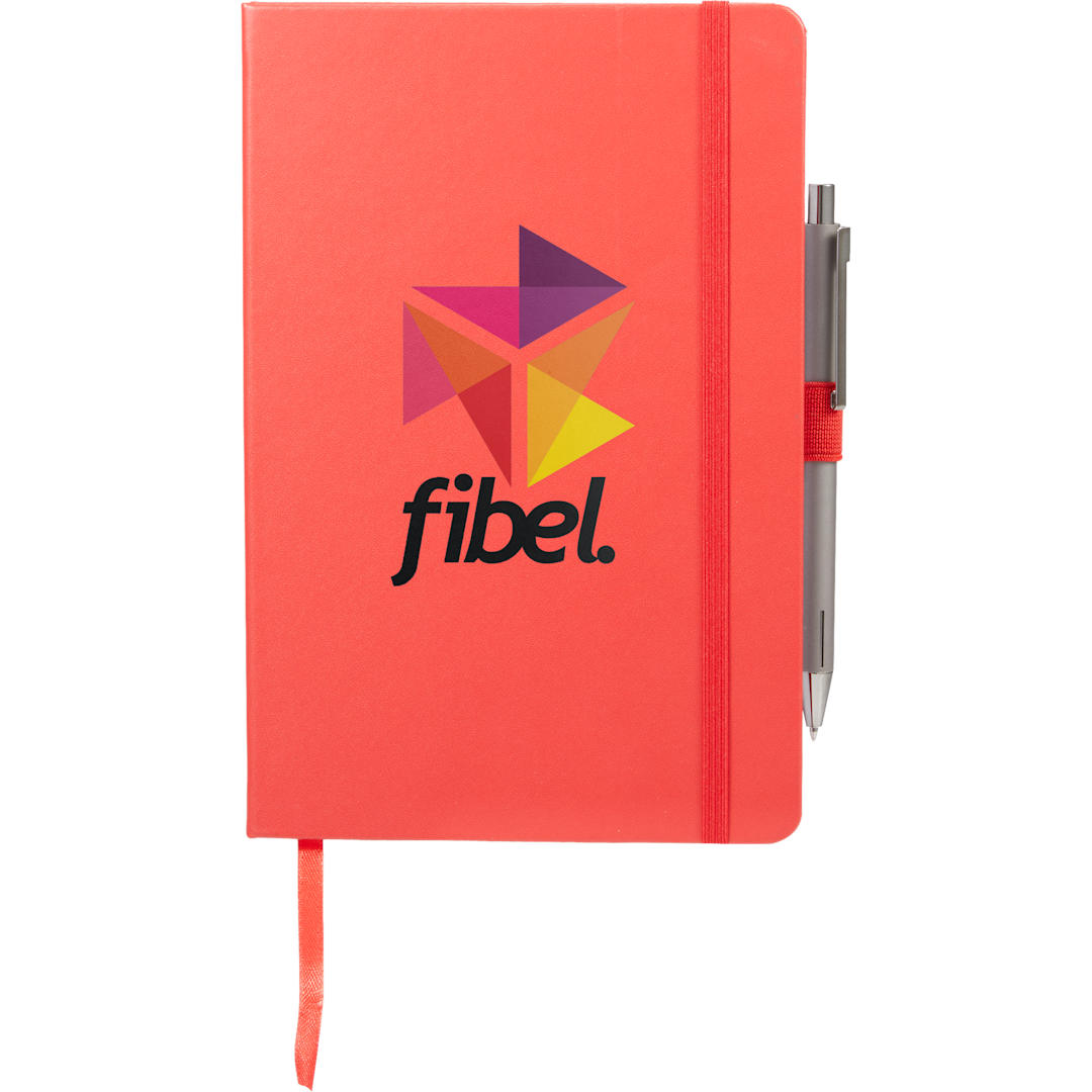 FSC® Mix 5.5" x 8.5" Nova Bound Journal - 2800-11 Red
