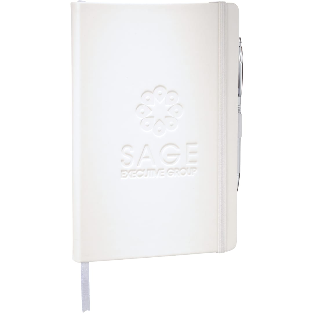 FSC® Mix 5.5" x 8.5" Nova Bound Journal - 2800-11 White