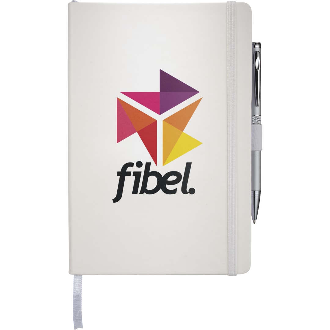 FSC® Mix 5.5" x 8.5" Nova Bound Journal - 2800-11 White