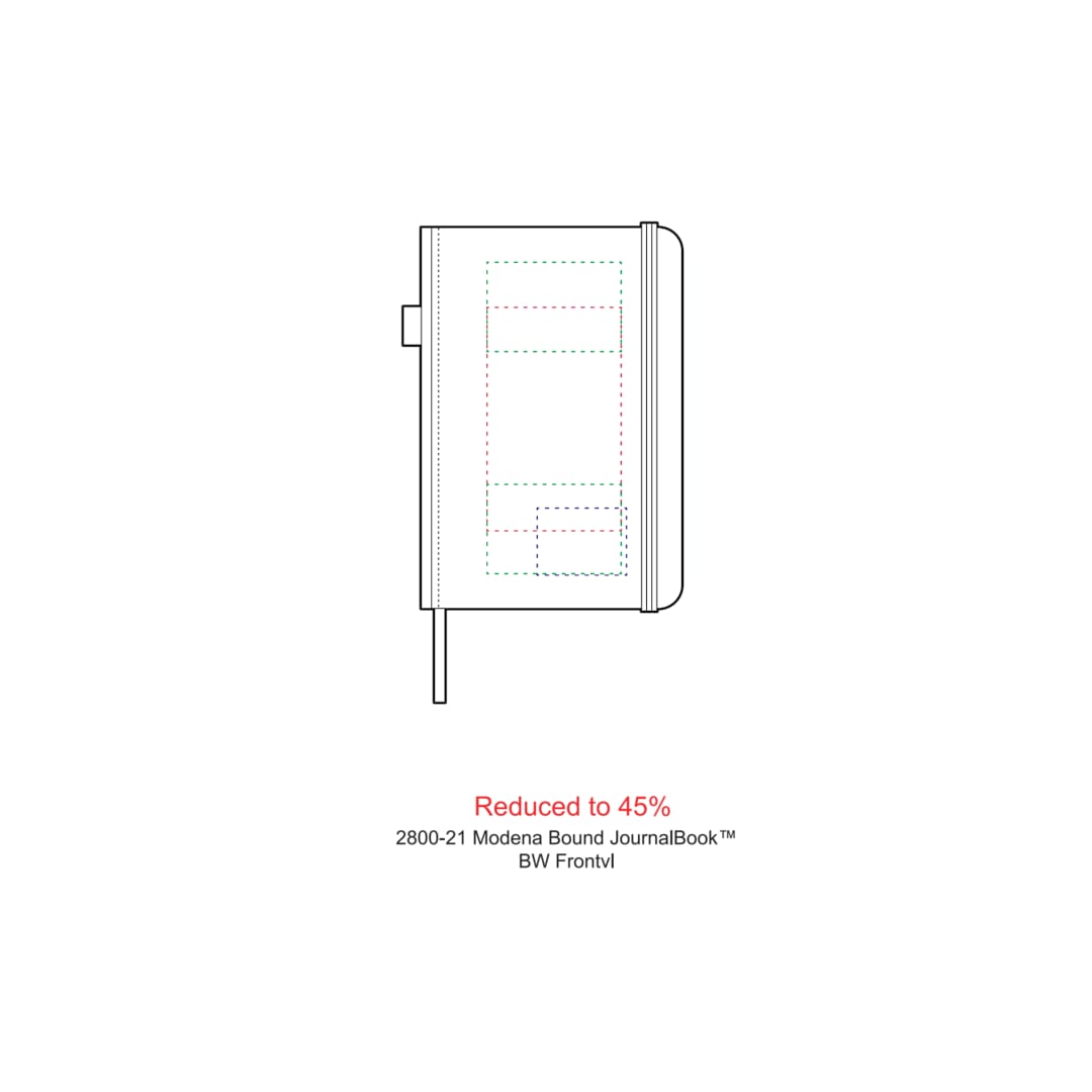 5.5" x 8.5" FSC® Mix Modena Bound Journal - 2800-21 Gray