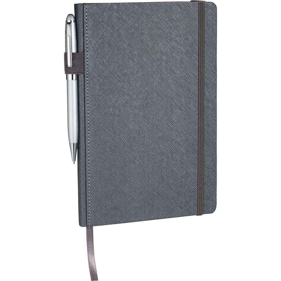 5.5" x 8.5" FSC® Mix Modena Bound Journal - 2800-21 Gray