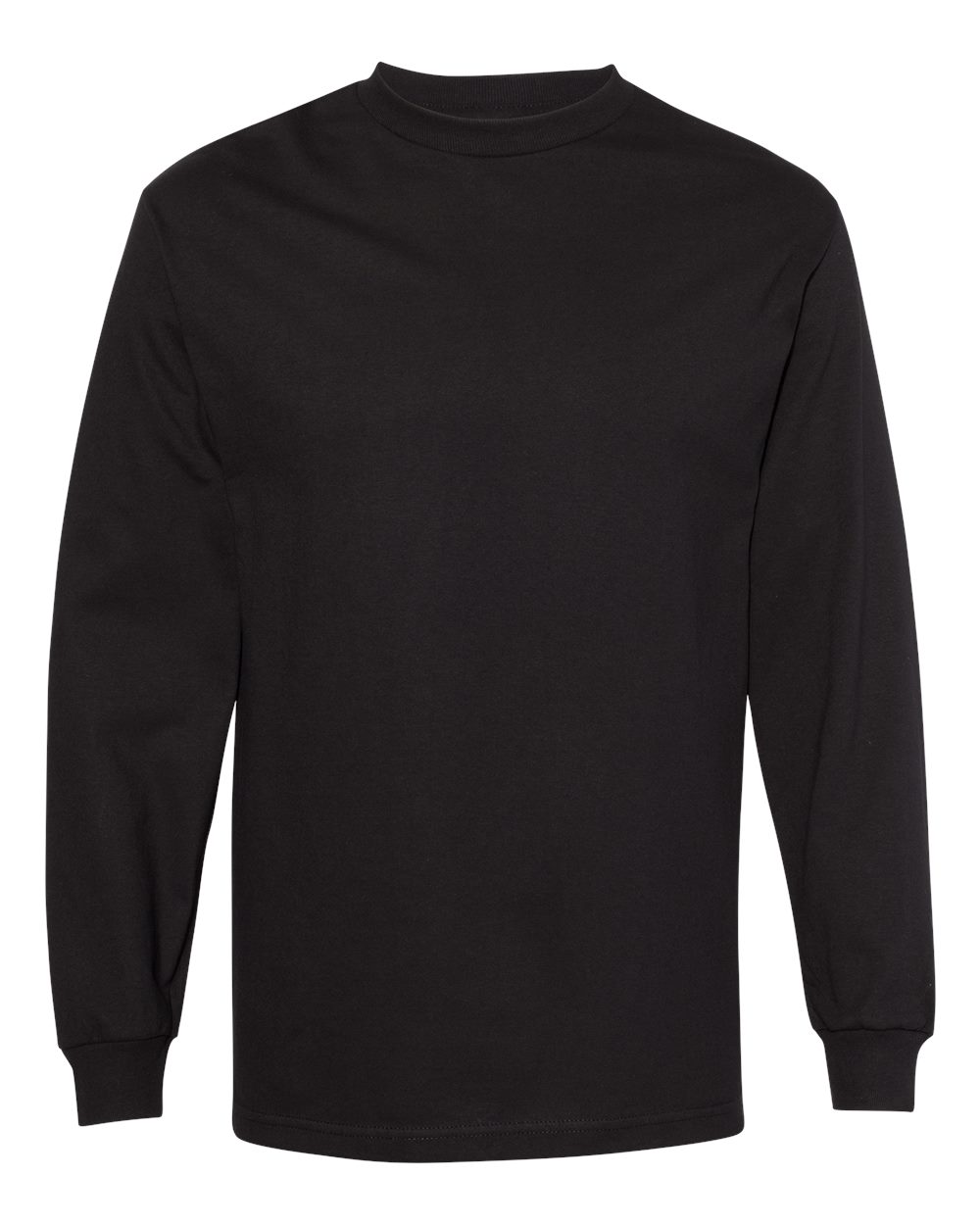 American Apparel Unisex Heavyweight Cotton Long Sleeve Tee - 1304 Black