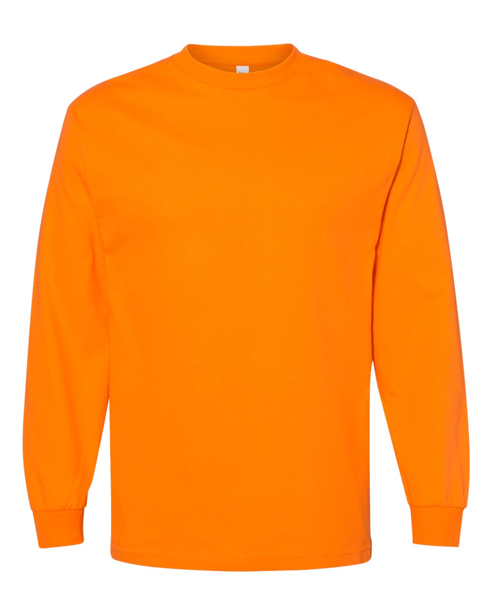 American Apparel Unisex Heavyweight Cotton Long Sleeve Tee - 1304 Orange