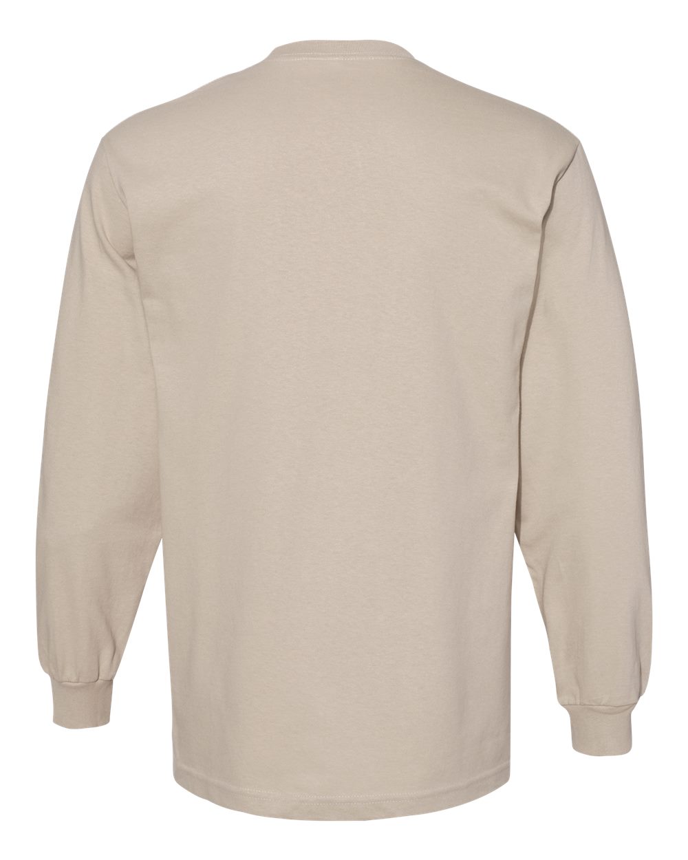 American Apparel Unisex Heavyweight Cotton Long Sleeve Tee - 1304 Sand