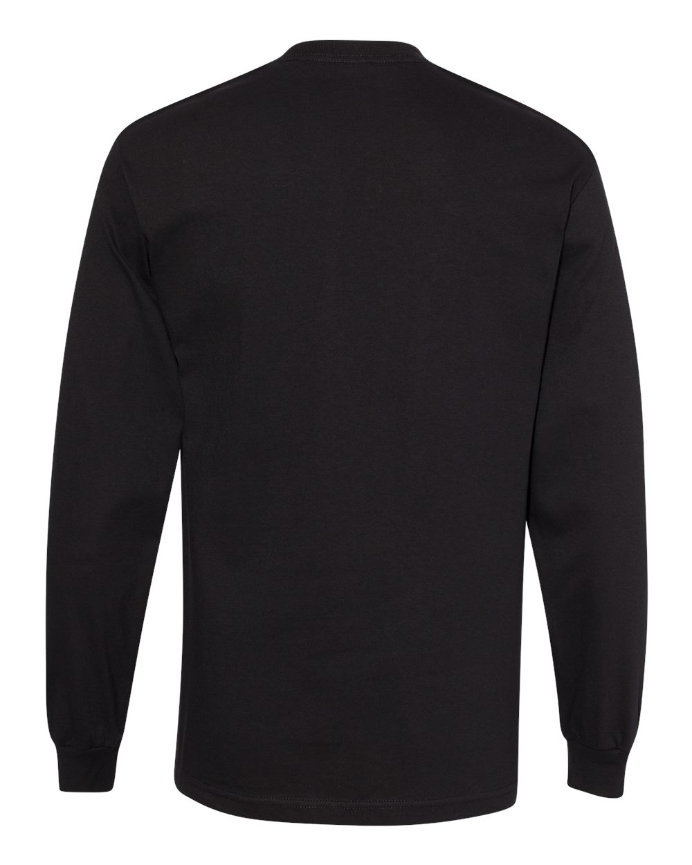 American Apparel Unisex Heavyweight Cotton Long Sleeve Tee - 1304 Black