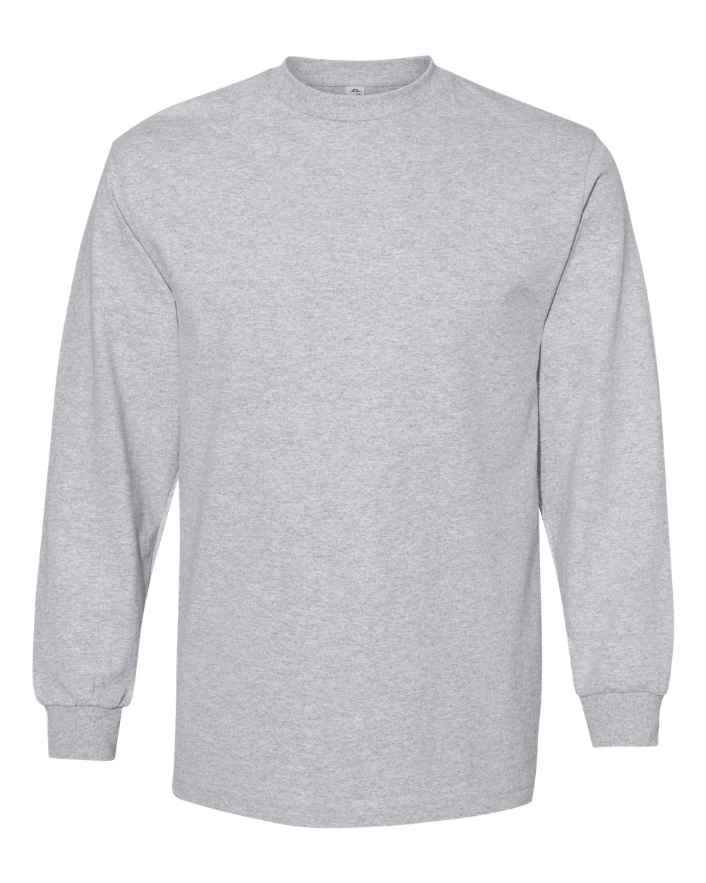 American Apparel Unisex Heavyweight Cotton Long Sleeve Tee - 1304 Heather Grey