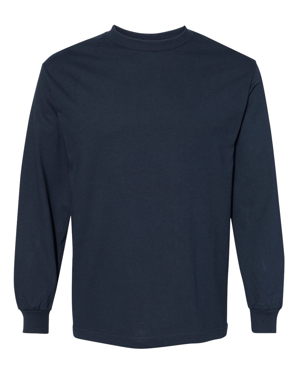 American Apparel Unisex Heavyweight Cotton Long Sleeve Tee - 1304 True Navy